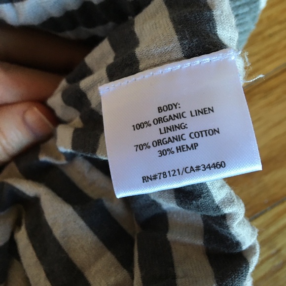 Eileen Fisher Striped Sweater 100% Linen + Organic Cotton/Hemp Lining Small / S - Picture 4 of 16